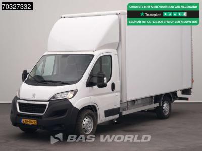 Peugeot Boxer 140PK 433cm Hoog Laadklep Zijdeur Bakwagen Navi Airco Cruise Camera D'Hollandia Euro6 Meubelb en vente par BAS World B.V.