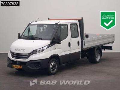 Iveco Daily 35C21 3.0L Open Laadbak Dubbel Cabine 210PK Dubbellucht t ACC LED Airco Camera CarPlay 3,5t T en vente par BAS World B.V.