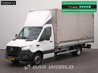 Mercedes Sprinter 519 CDI 3.0L V6 190PK Automaat Bakwagen Schuifzeilen Airco Tacho Euro6 Meubelbak Koffer Sc en vente par BAS World B.V.