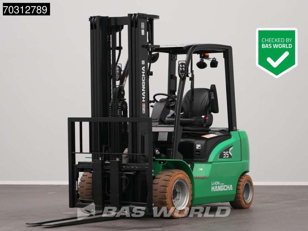 Hangcha CPD35 Li-ion - Triplex - Free lift - Side shift Photo 1