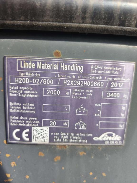 Linde H20D-02/600 Photo 8