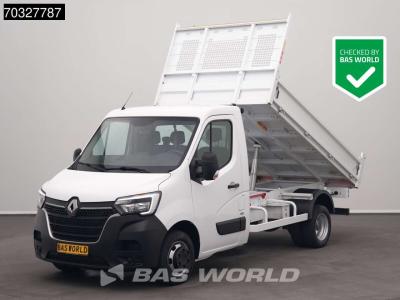 Renault Master 130PK Kipper Dubbellucht 3,5t Trekhaak Airco Cruise Euro6 Tipper Benne Kieper A/C Towbar Cru en vente par BAS World B.V.