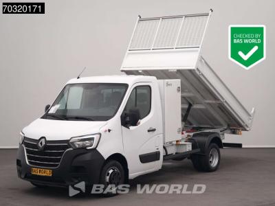 Renault Master 145PK Dubbellucht Kipper 3,5t Trekhaak Airco Cruise Euro6 Tipper Benne Kieper A/C Towbar Cru en vente par BAS World B.V.