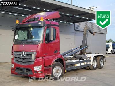 Mercedes-Benz Antos 2542 6X2 Meiller RK 20 70 Lift + Steering axle Automatic Euro 6 en vente par BAS World B.V.
