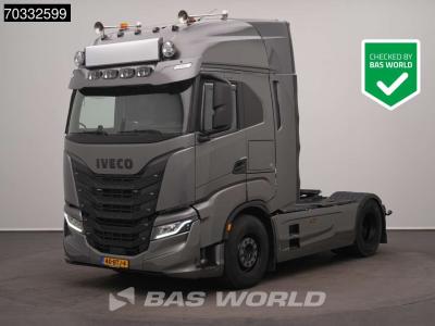 Iveco S-Way 570 4X2 NL-Truck Hydraulic 80%Tyres Navi Standklima ACC Leder en vente par BAS World B.V.
