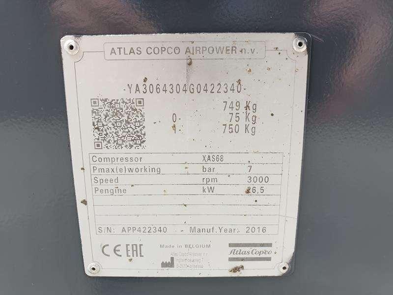 Atlas Copco XAS 68 KD Photo 14