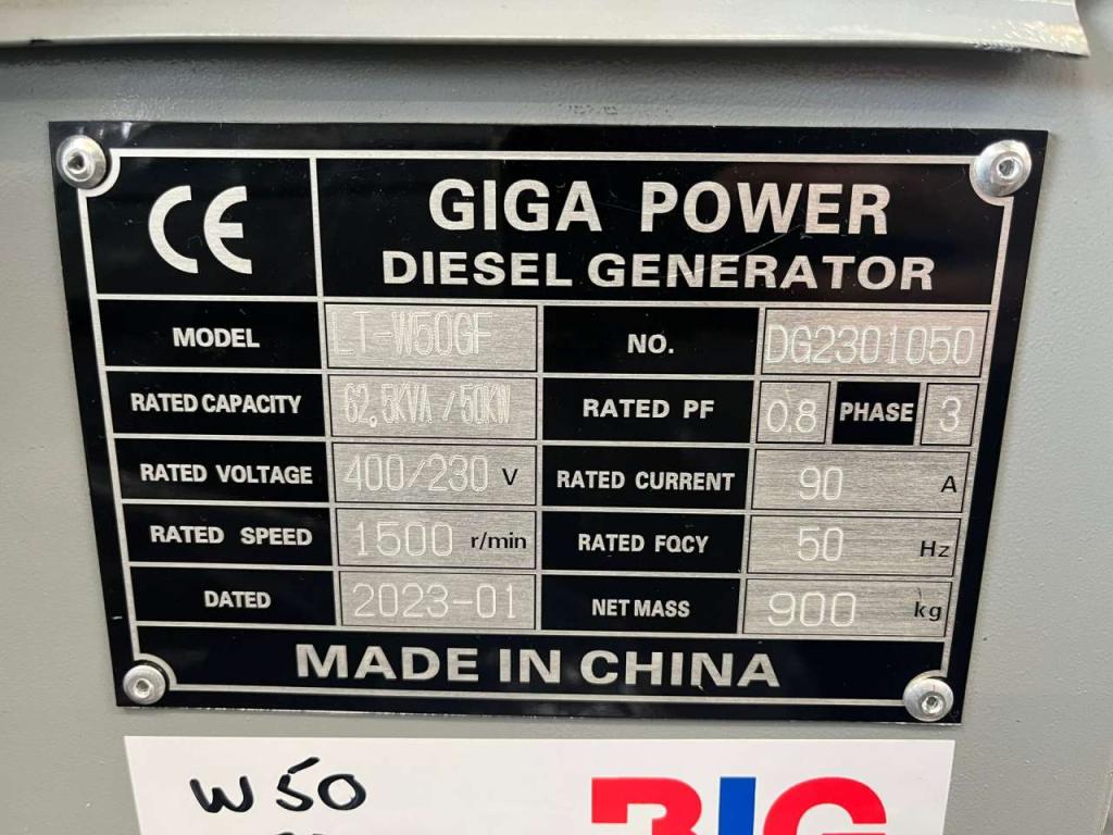 Giga Power LT-W50-GF 62.5KVA silent set Photo 11