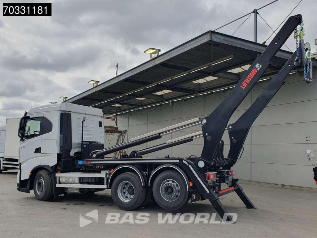 Iveco X-Way 530 6X2 NEW! Hiab FTR18 skiploader Automatic Euro 6 Photo 2