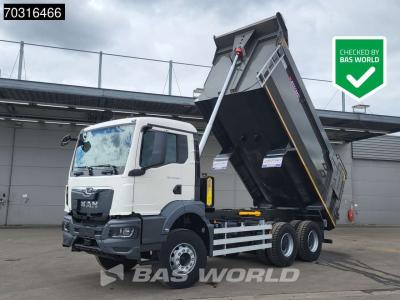 Man TGS 33.480 6X4 NEW! 22m3 tipper Big-Axle Steel suspension Automatic Euro 6 en vente par BAS World B.V.