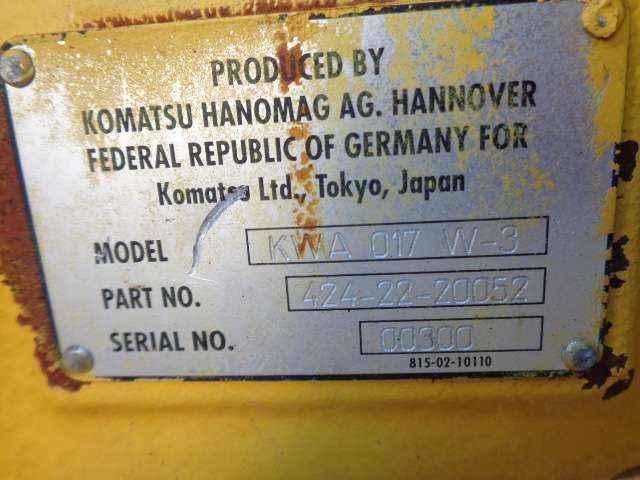 Essieu avant pour Komatsu WA 420-5 Photo 2