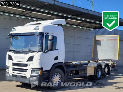 Scania P500 P 6X2 Full Air Zepro 2500kg Ladebordwand Lift-Lenk Asche Retarder Automatic en vente par BAS World B.V.