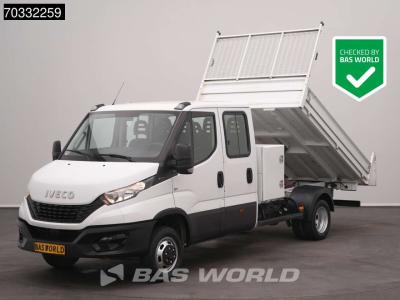 Iveco Daily 35C16 3.0L Dubbel Cabinbe Navi Kipper Airco Cruise 3,5t Trekgewicht Euro6 Tipper Benne Kieper en vente par BAS World B.V.