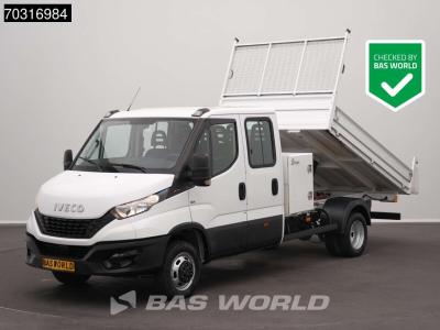 Iveco Daily 35C16 3.0L Kipper met Kist Dubbel Cabine Dubbellucht 3,5t Trekhaak Navi Airco Cruise Camera E en vente par BAS World B.V.
