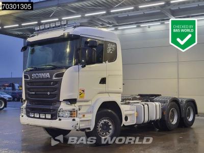 Scania R580 6X4 Retarder Big-Axle Hydraulik 2xTanks en vente par BAS World B.V.