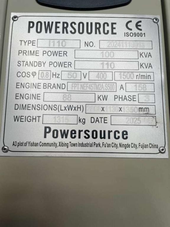 Iveco NEF45TM2A - 110 kVA Generator - DPX-19791 Photo 6