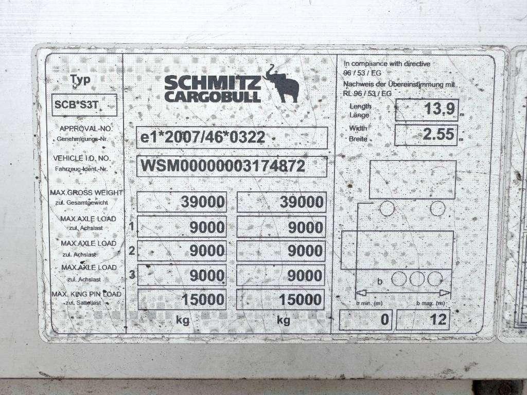 Schmitz Cargobull SCB*S3T Drankentrailer / 3 Axles / Speed Curtain Photo 19