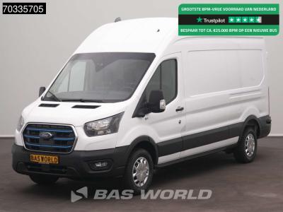 Ford e-Transit 184pk Elektrisch 68kWh 317KM WLTP SOH 96% L3H3 Hoog Dak AC/Climate Navi Carplay 360 Camer en vente par BAS World B.V.