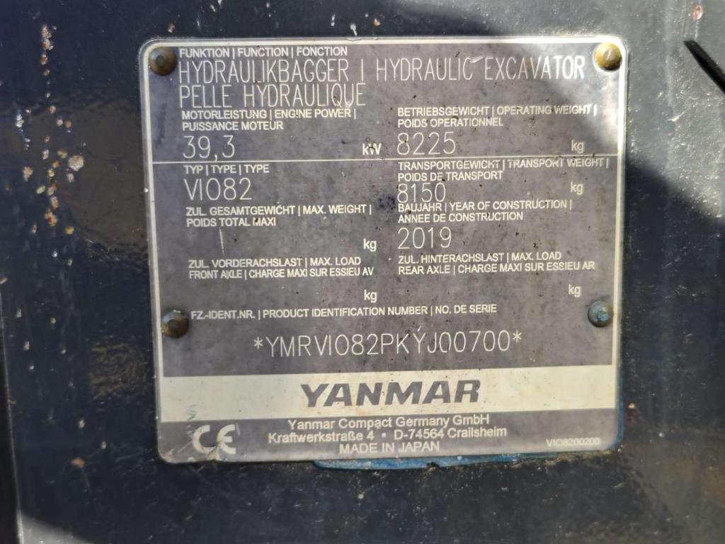 Yanmar VIO 82 Photo 27