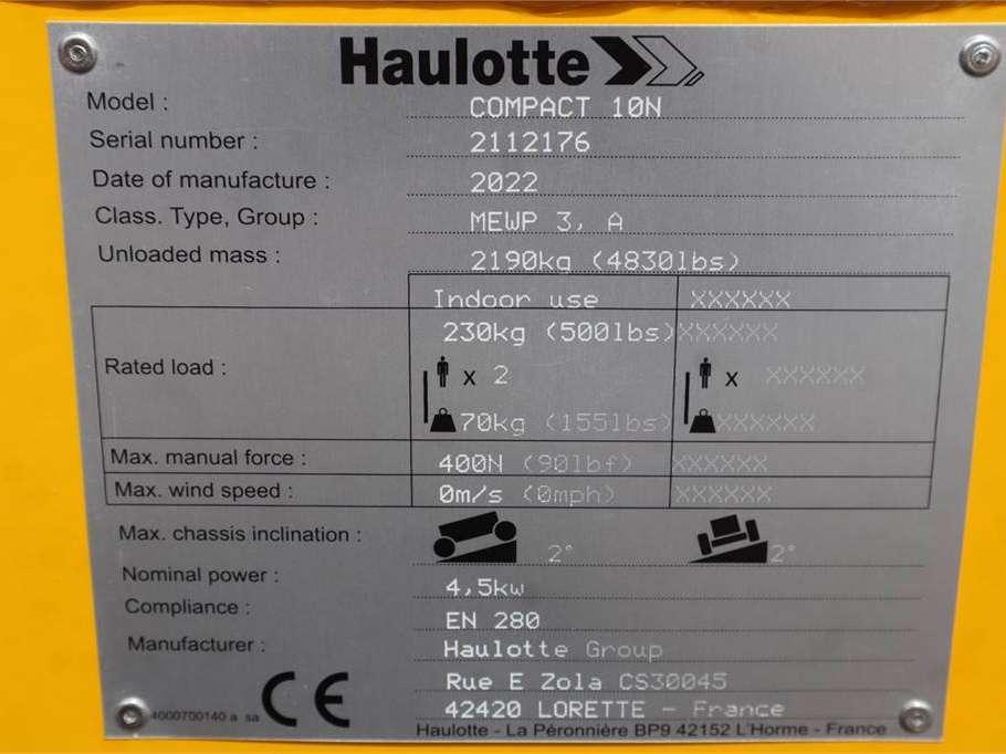 Haulotte COMPACT 10N Photo 9