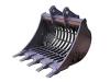Benna grigliata 1000mm 190Kg Godet claire voies Photo 4 thumbnail