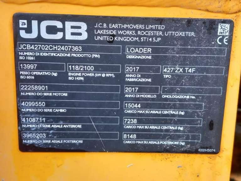 JCB 427 ZXT4F Photo 5