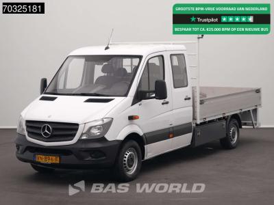 Mercedes-Benz Sprinter 413 CDI Euro6 Dubbel Cabine Open Laadbak Trekhaak Zwaailampen Pritsche DC Doka Trekhaak en vente par BAS World B.V.