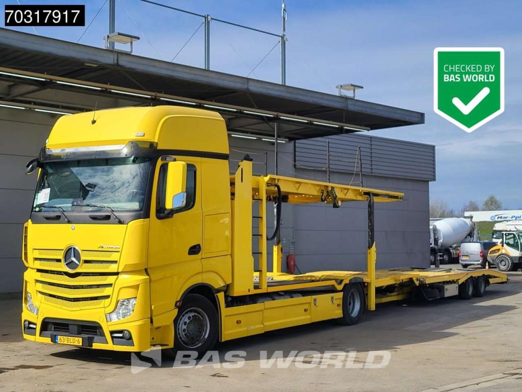 Mercedes-Benz Actros 1845 4X2 NL-Combi Car transporter GS Meppel Winch Full Air Euro 6 Photo 1