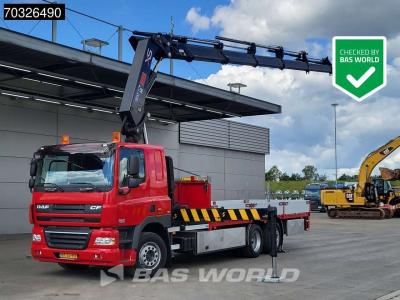 Daf CF85.360 CF 6X2 LIKE NEW! 16.000km HIAB 377 E-7 Hipro Crane Lift+steering axle Euro 5 en vente par BAS World B.V.