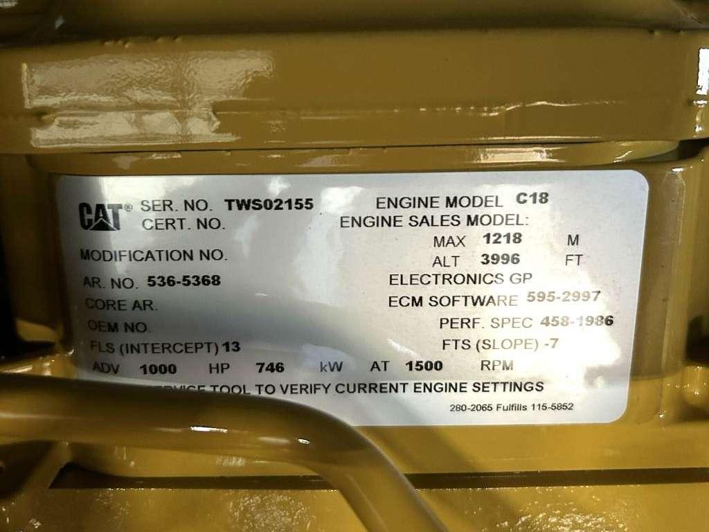 Caterpillar DE850E0 - C18 - 850 kVA Generator - DPX-18032 Photo 11