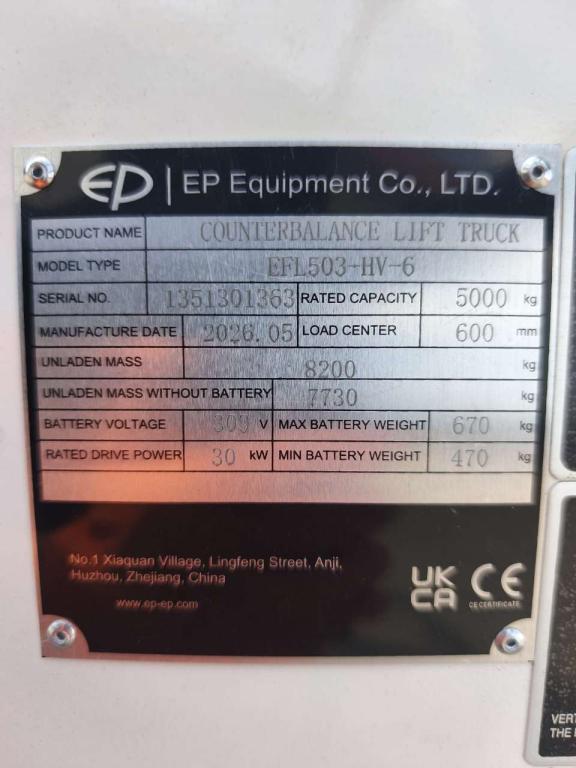 EP Equipment EFL503-HV-6 Photo 8