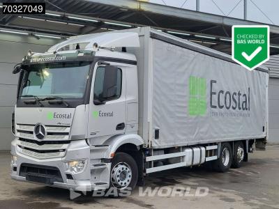 Mercedes-Benz Antos 2633 Antos 6X2 Curtainsides 2500kg Ladebordwand Steering Axle Automatic Euro 6 en vente par BAS World B.V.
