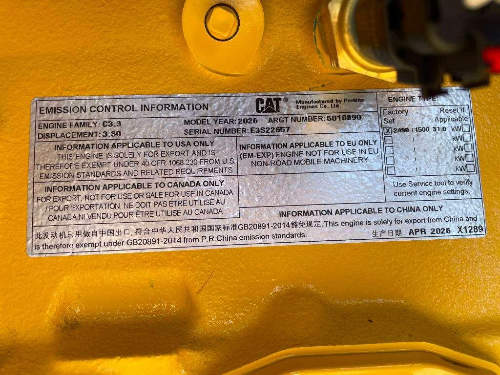 Caterpillar DE33E0 - 33 kVA Generator - DPX-18004 Photo 13