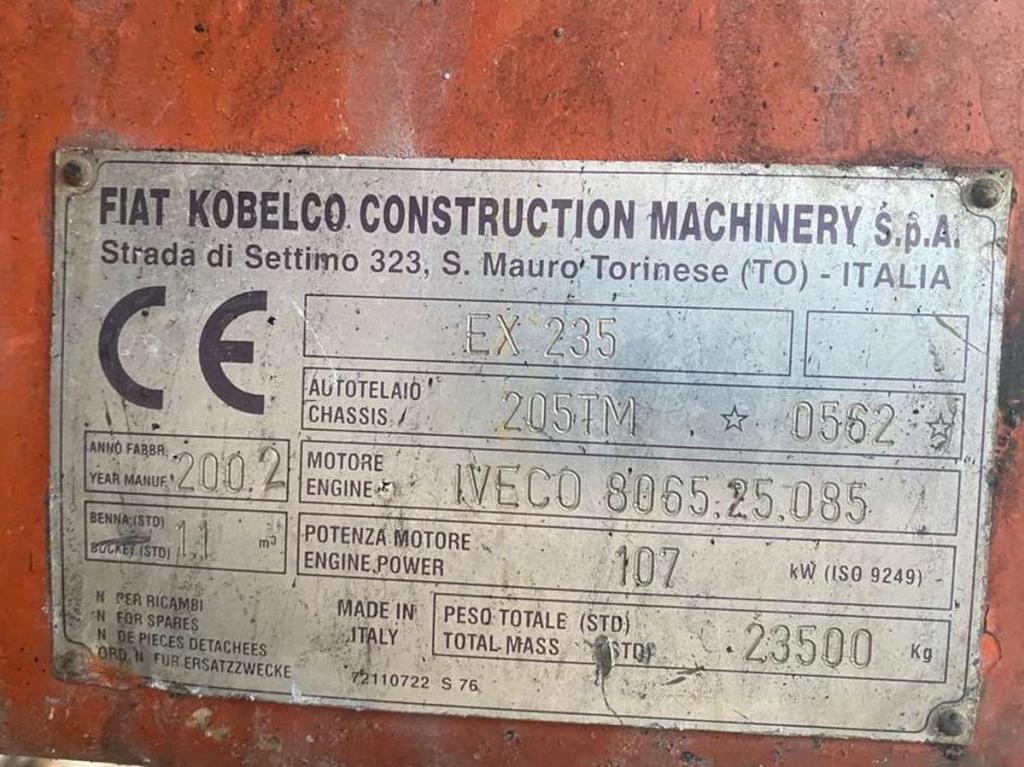 Fiat Kobelco EX235 Photo 2