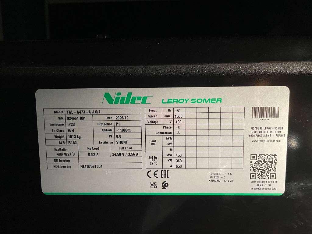 Cummins QSNT-G3 - 440 kVA Generator - DPX-19844 Photo 14