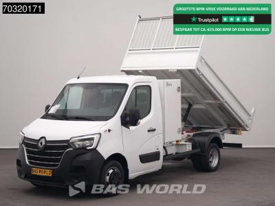 Renault Master 145PK Dubbellucht Kipper 3,5t Trekhaak Airco Cruise Euro6 Tipper Benne Kieper Airco Trekhaak en vente par BAS World B.V.