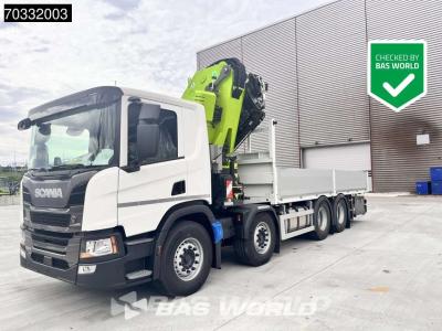 Scania P500 8X4 NEW! Zoomlion ZLK7600V803-2 Crane Kran Remote Control en vente par BAS World B.V.