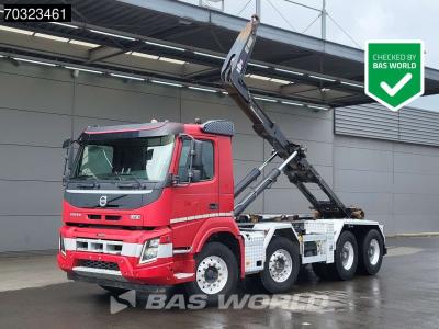 Volvo FMX 460 8X4 HIAB XR26Z56 containersystem Full Steel Big-Axle Retarder Euro 6 en vente par BAS World B.V.