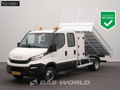 Iveco Daily 35C16 Open Laadbak Dubbellucht 160PK 3,5t Trekhaak Navi Cruise Euro6 Tipper Benne Kieper Towb en vente par BAS World B.V.