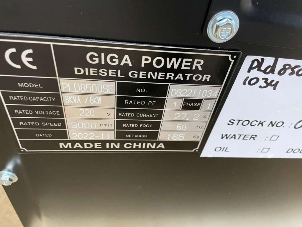 Giga Power PLD8500SE 8KVA silent set Photo 10