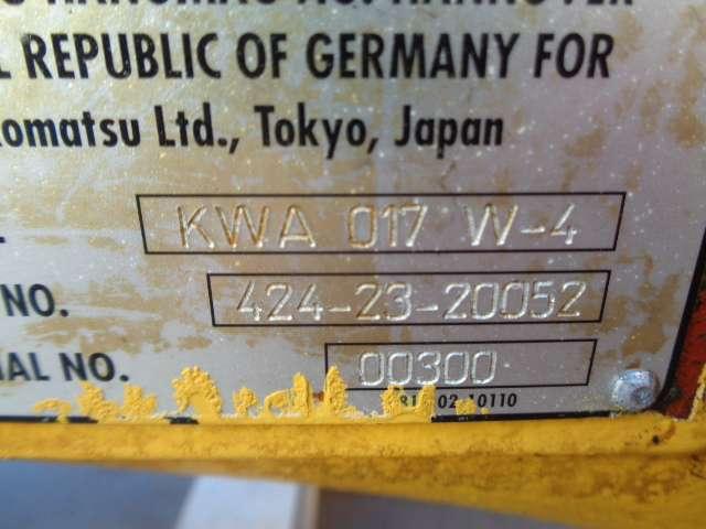 Essieu arrière pour Komatsu WA 420-5 Photo 4