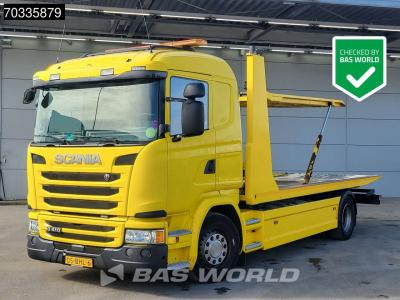 Scania G410 4X2 NL-Truck GS Meppel Abscheppwagen Recovery vehicle Winch Retarder Euro 6 en vente par BAS World B.V.