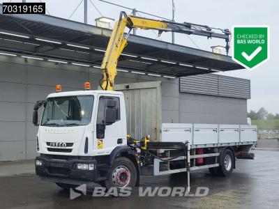 Iveco Eurocargo 180E250 4X2 Hyva V911 3S Crane Kran Manual Euro 5 en vente par BAS World B.V.