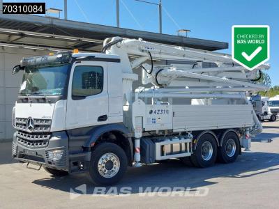 Mercedes-Benz Arocs 2843 Arocs 6X4 NEW! 31mtr 4x extendable Bonneux concrete pump Remote Control Euro 6 en vente par BAS World B.V.