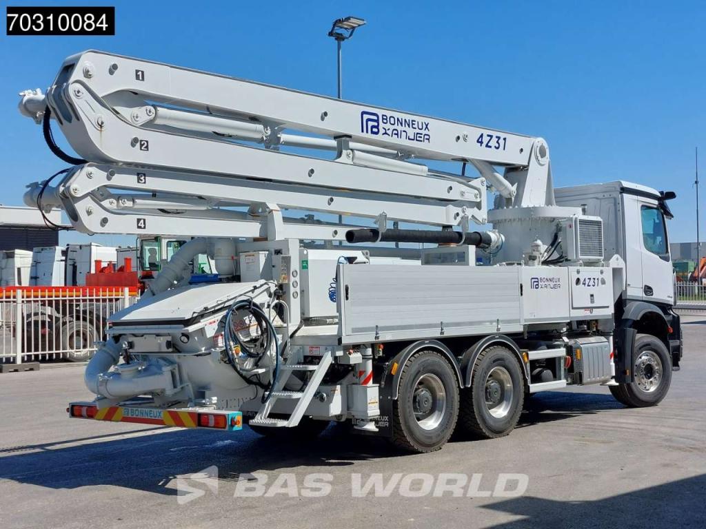 Mercedes-Benz Arocs 2843 Arocs 6X4 NEW! 31mtr 4x extendable Bonneux concrete pump Remote Control Euro 6 Photo 18