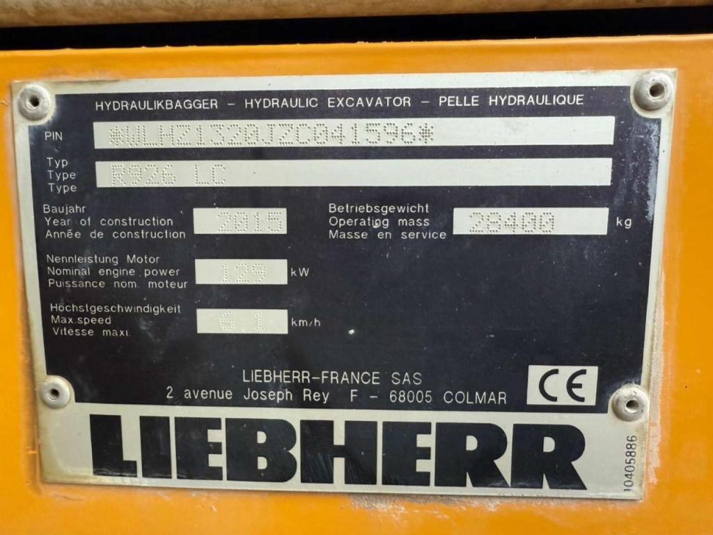Liebherr R926LC Photo 12