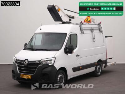 Renault Master 145PK Hoogwerker 11,3m Werkhoogte L2H2 LED Trekhaak Airco Cruise Camera Euro6 Hubarbeitsbühn en vente par BAS World B.V.
