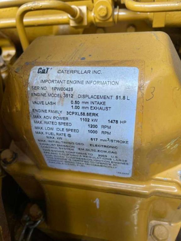 Caterpillar 3512B - Land Drilling module - 995 ekW - DPX-12674 Photo 13