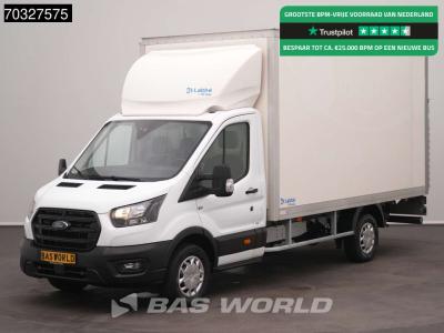 Ford Transit 130pk Laadklep Bakwagen Airco Cruise Euro6 Meubelbak Koffer Airco Cruise control en vente par BAS World B.V.