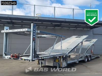 Vega 2 Axle Semi Trailer 2 axles NEW Truck autotransport BPW Lenkachse en vente par BAS World B.V.