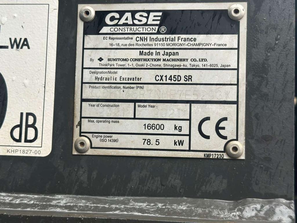 Case CX145D SR MONO Photo 11